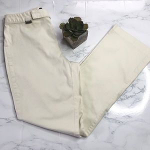 Lauren Ralph Lauren cream/ off white hi-rise pants